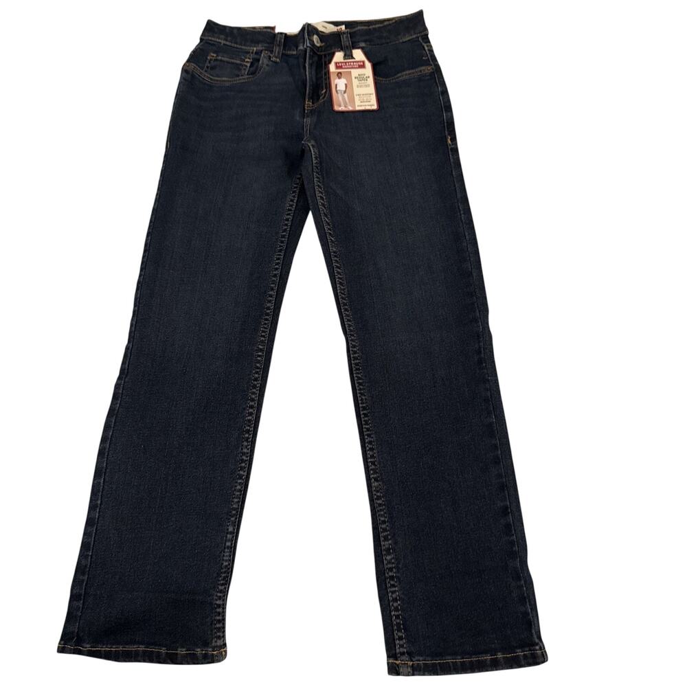 New boys LEVI'S 502 regular taper stretch fit jeans Size 10